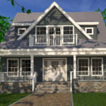 3D Rendering of Home Front Door