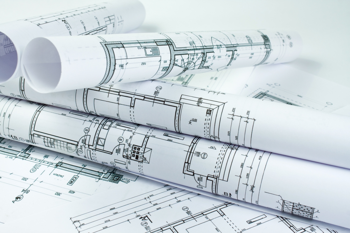 Rolls of Floorplan Drafts