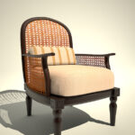 3D Model Rendering of Chair