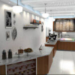 3D Rendering Cafe Interior