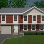 3D Rendering of House Front