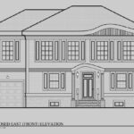 Home Elevation Architectural Drawing