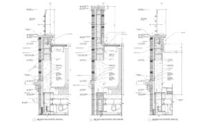 Architectural Rendering of Wall Sections