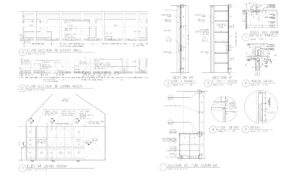 Section and Details Shop Drawing