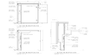 Reception Desk Shop Drawing