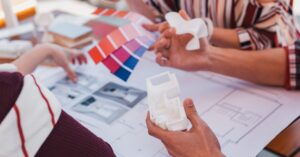 Architectural Model and Blueprint