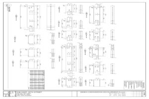 Detail Steel Shop Drawing for 336 East 15th St.