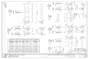 Steel Shop Drawing for 336 East 15th St.