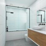 3D Rendering of Modern Bathroom