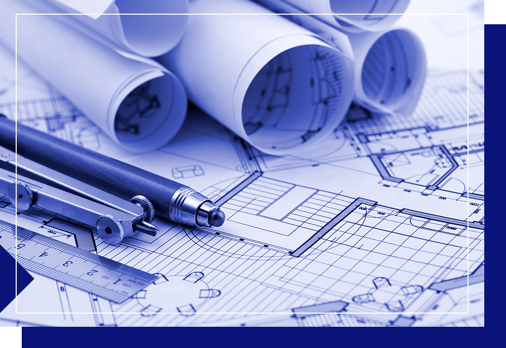 image of blue prints