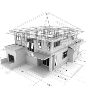 CAD drawing converting to 3D rendering