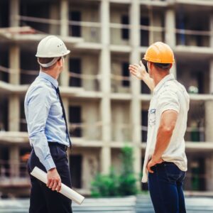 architect and contractor discussion