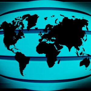 Graphic of the world map