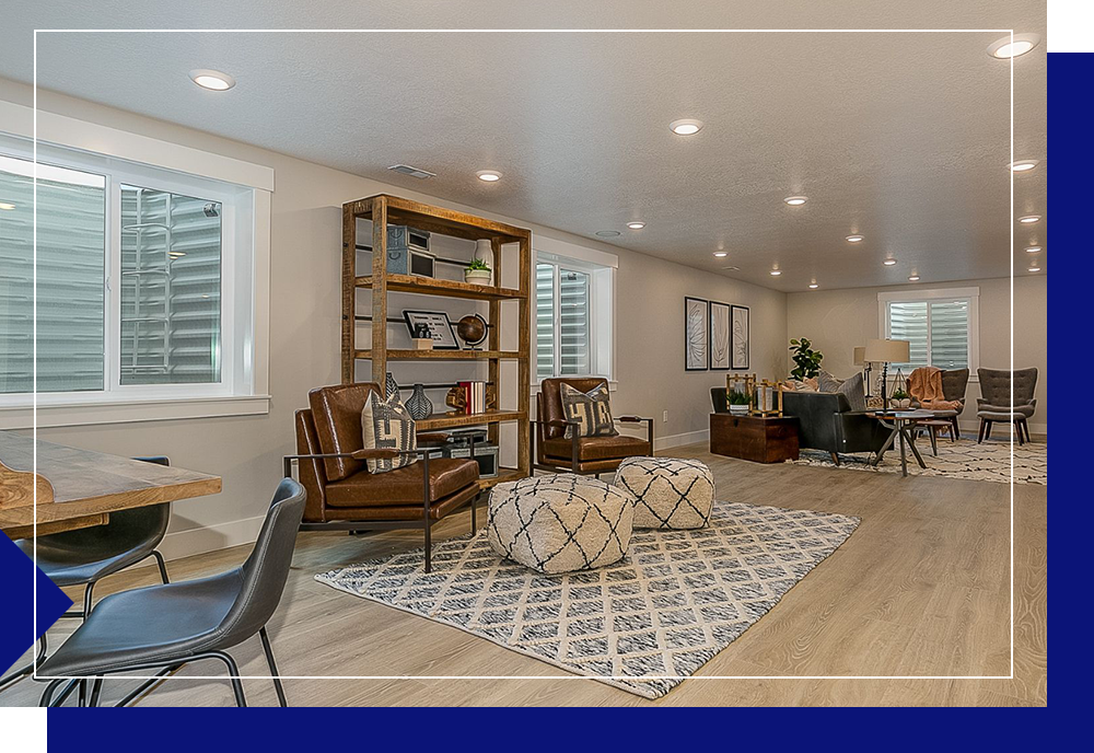 Remodeled basement