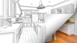 kitchen renovation drawing