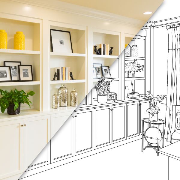 remodel drawing into reality